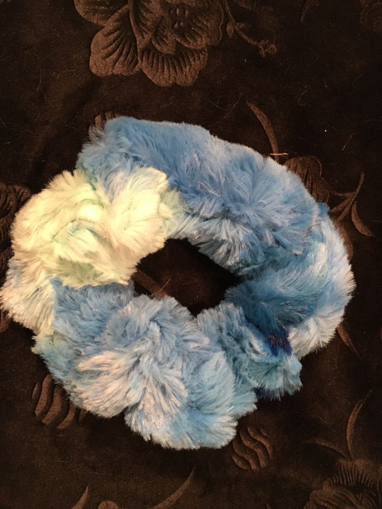 Minky scrunchies