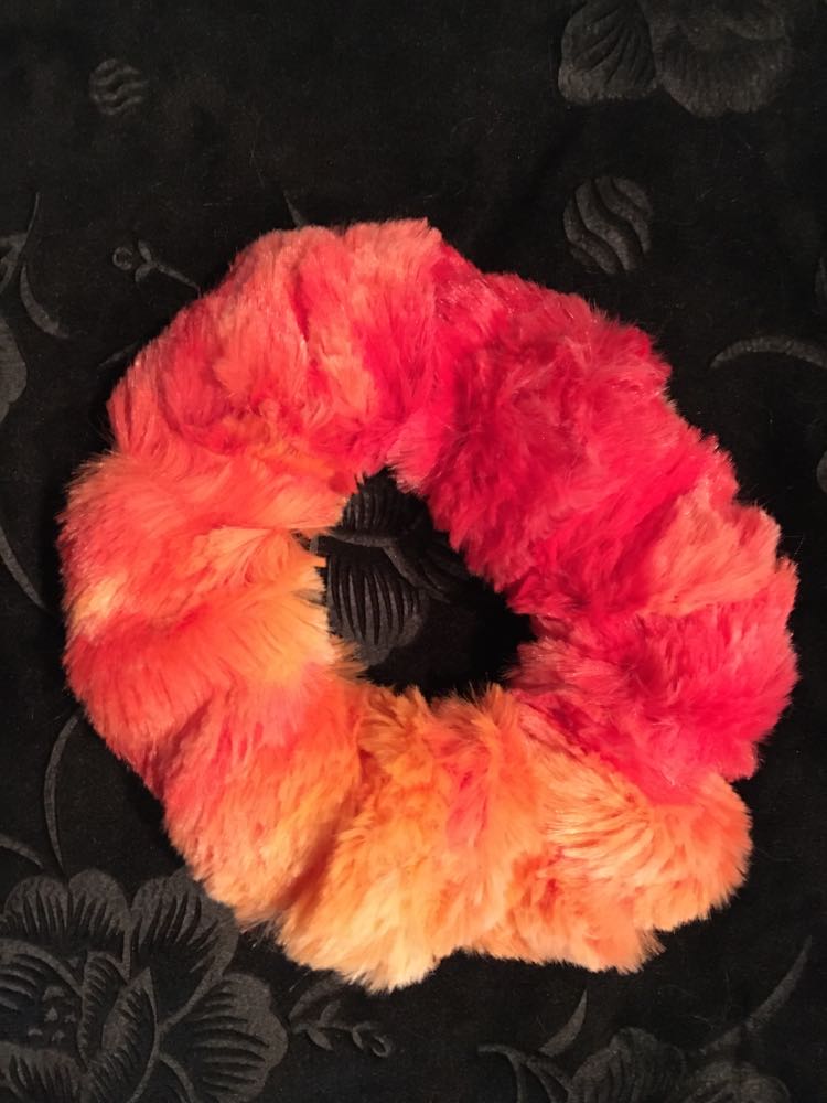Minky scrunchies