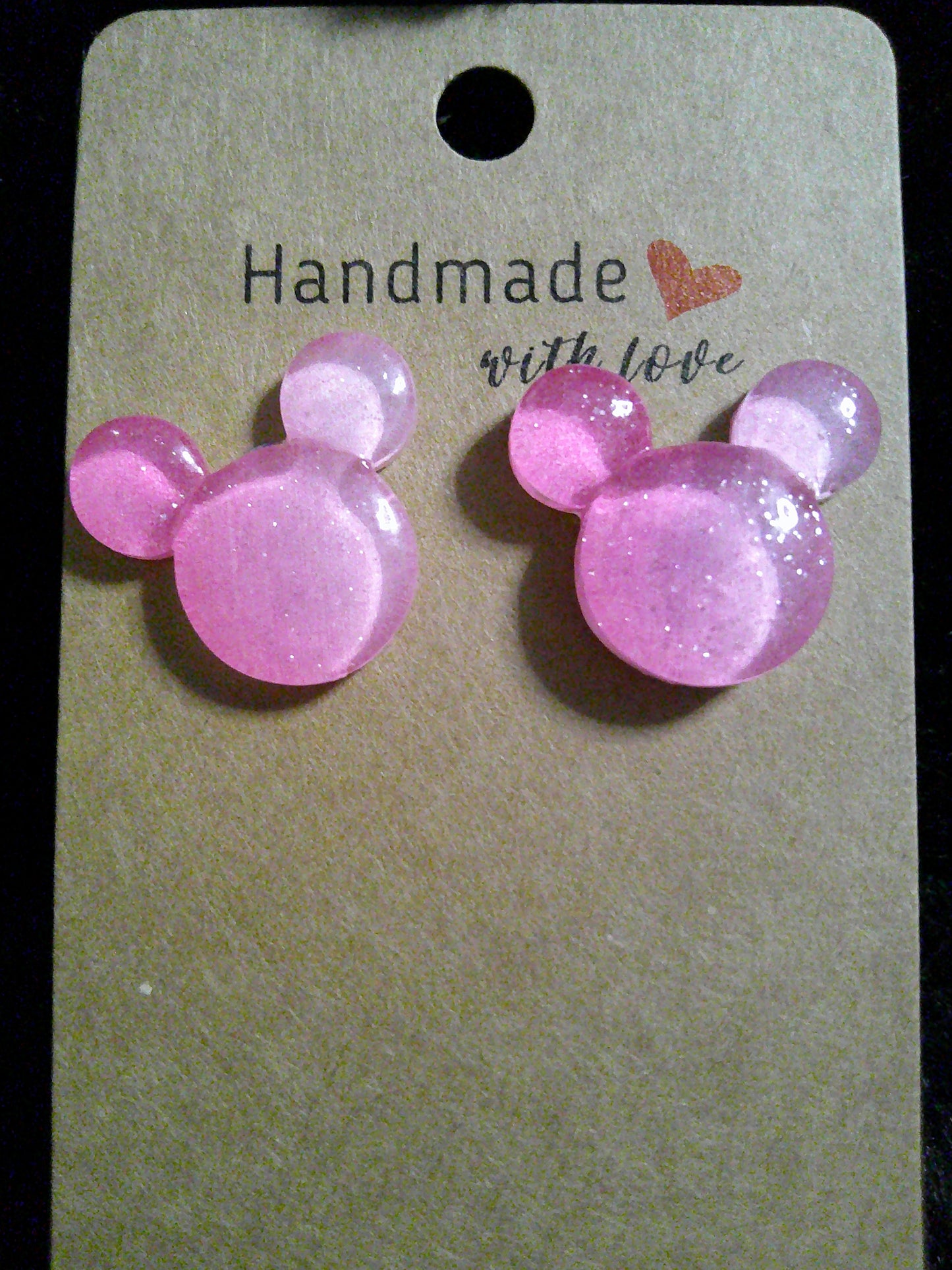 Hot pink mouse ears