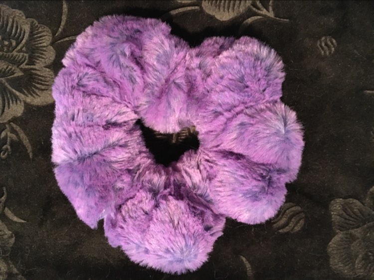 Minky scrunchies
