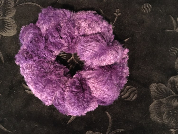 Minky scrunchies