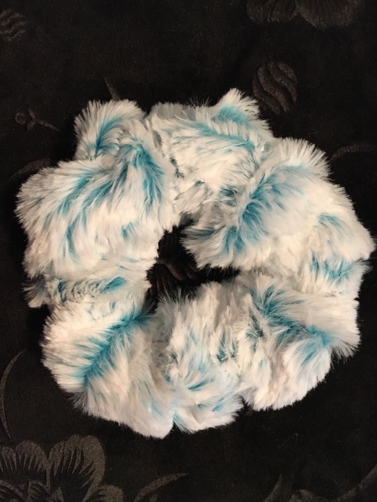 Minky scrunchies