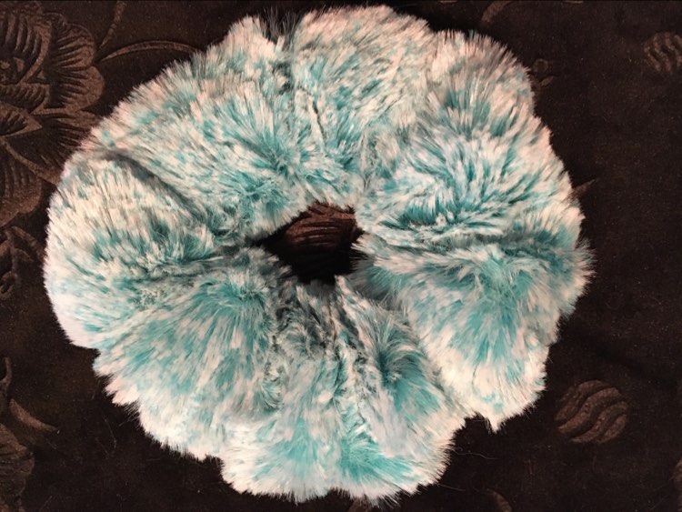 Minky scrunchies