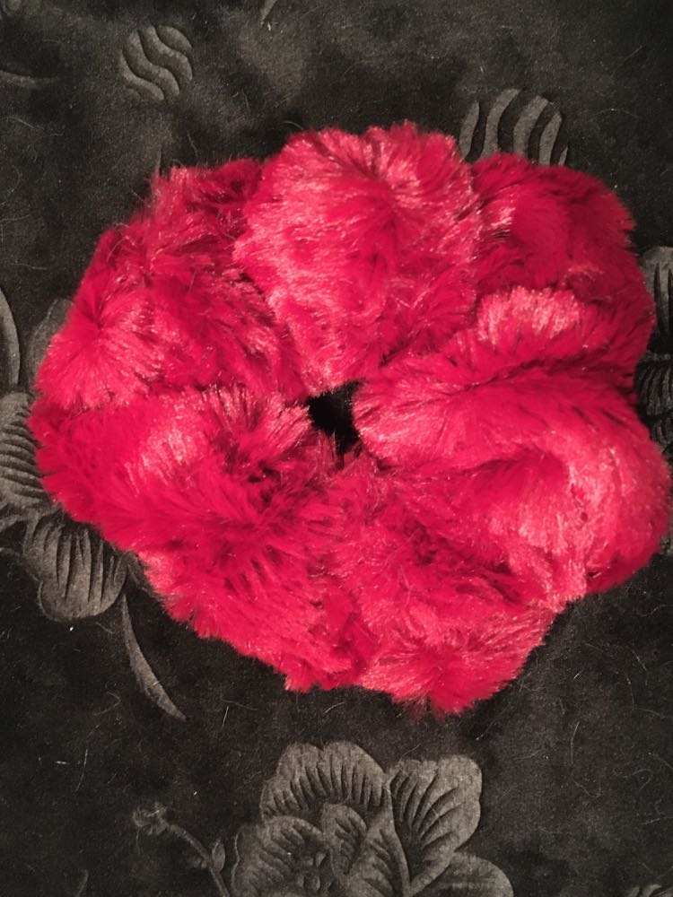 Minky scrunchies