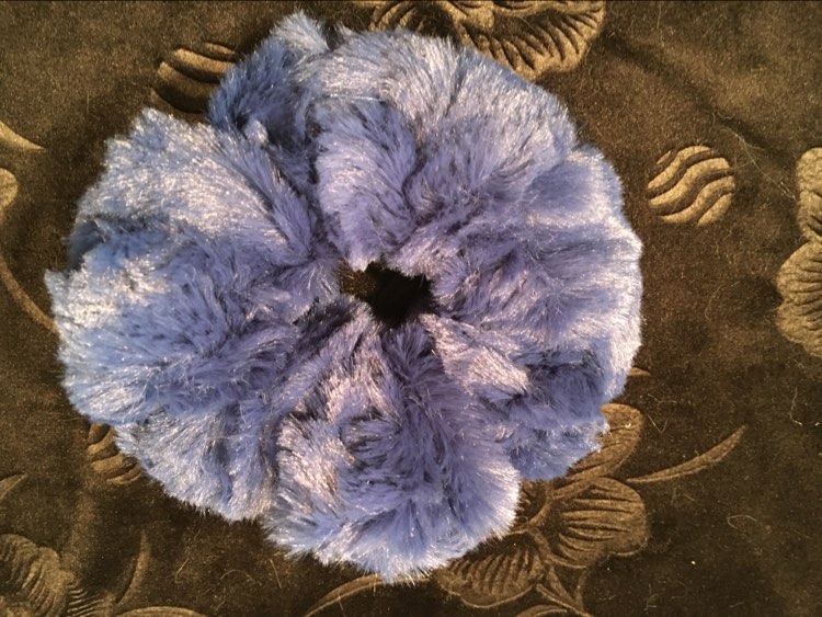 Minky scrunchies