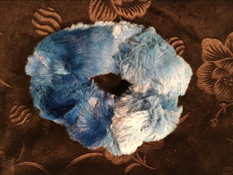 Minky scrunchies