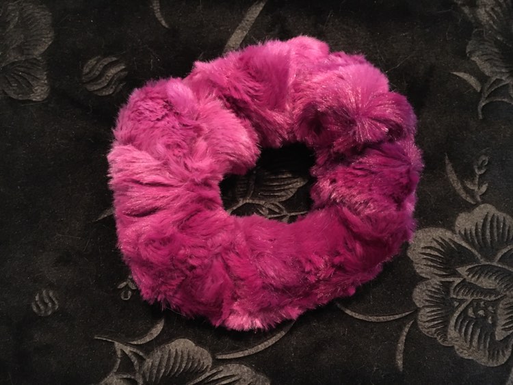 Minky scrunchies