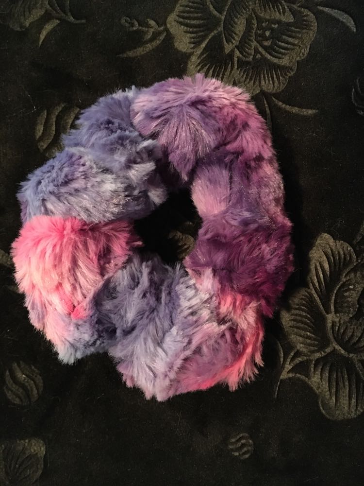 Minky scrunchies