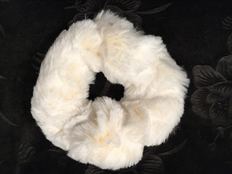 Minky scrunchies