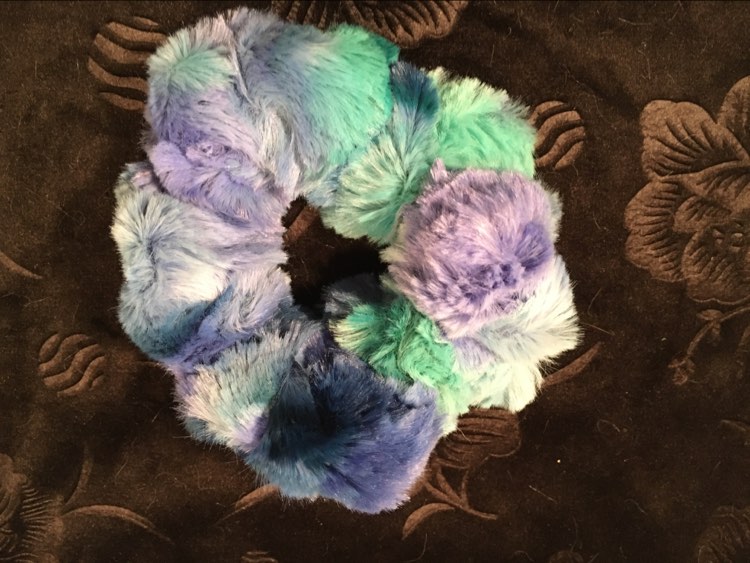 Minky scrunchies