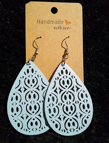 Boho teardrop blue