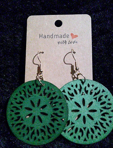 Boho circle green