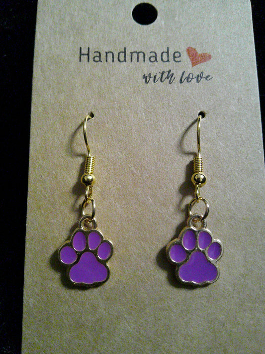 small purple paw