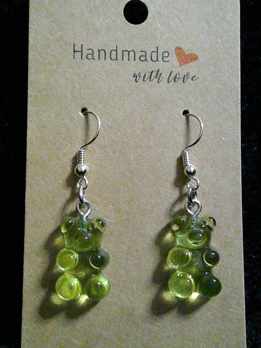 Lime green gummy bear