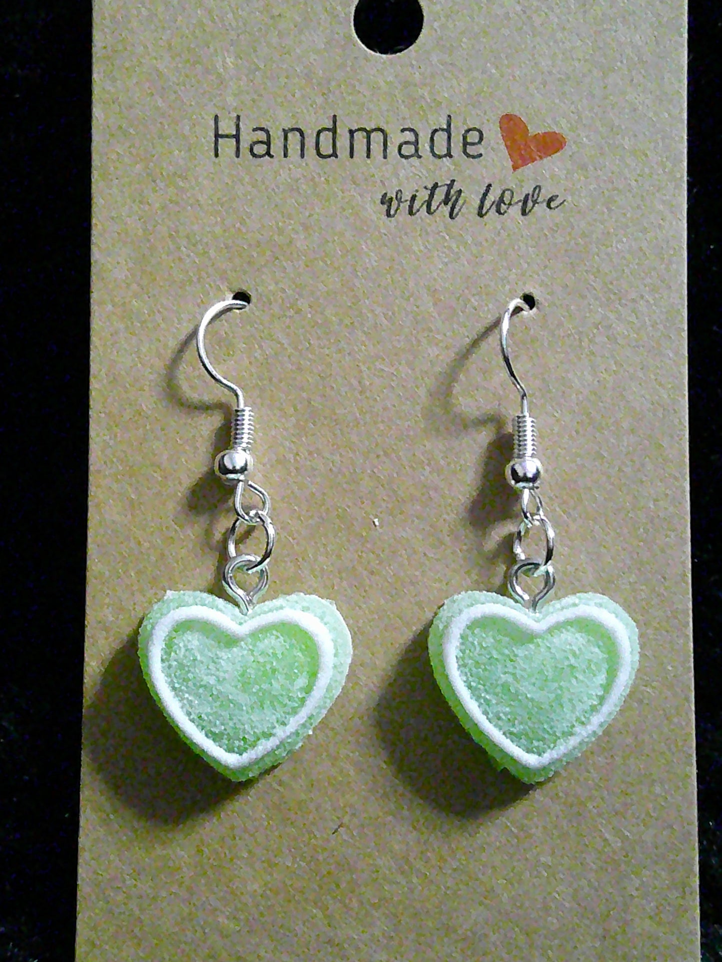 Sugar lime green heart