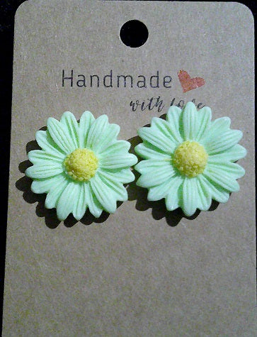 green sunflowers