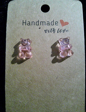 mini light pink gummy bears