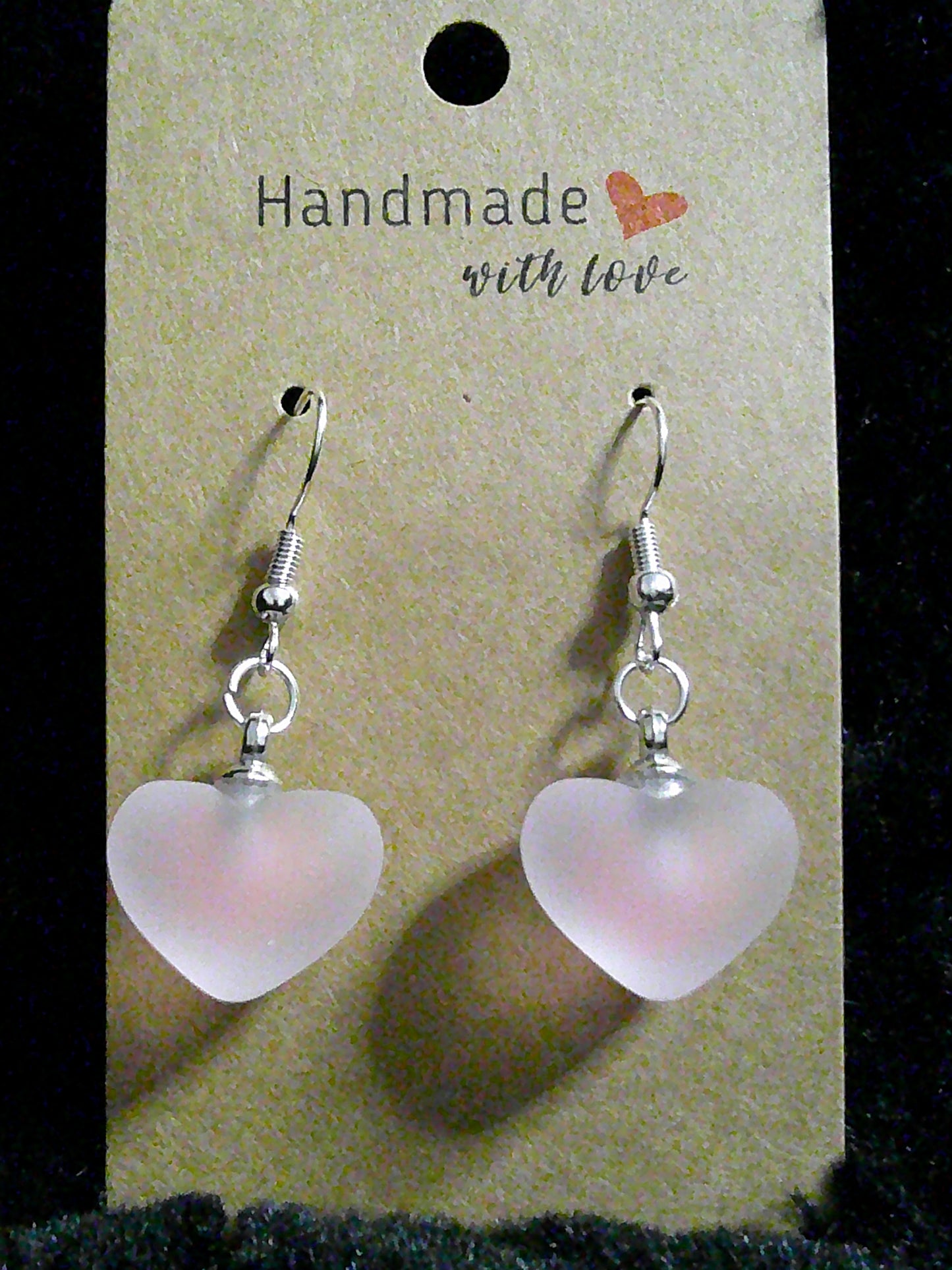 pink frosted heart