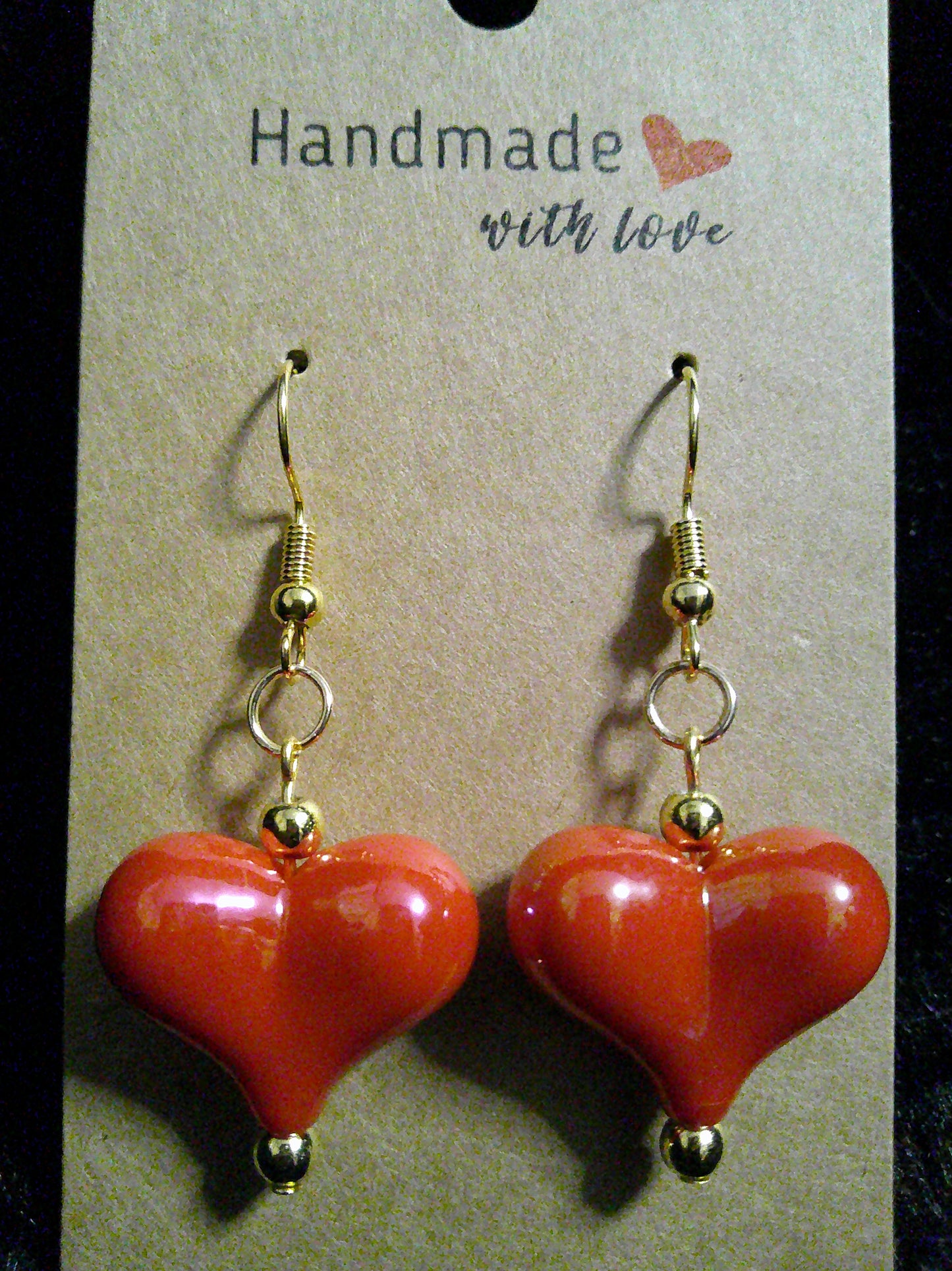 Red bead heart