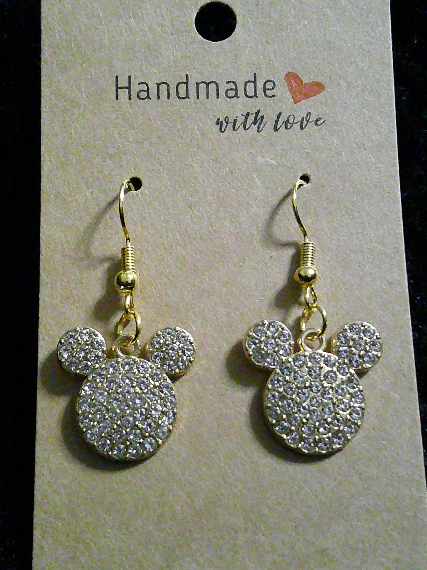 Rhinestone mouse ears