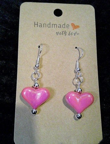 small dark pink heart