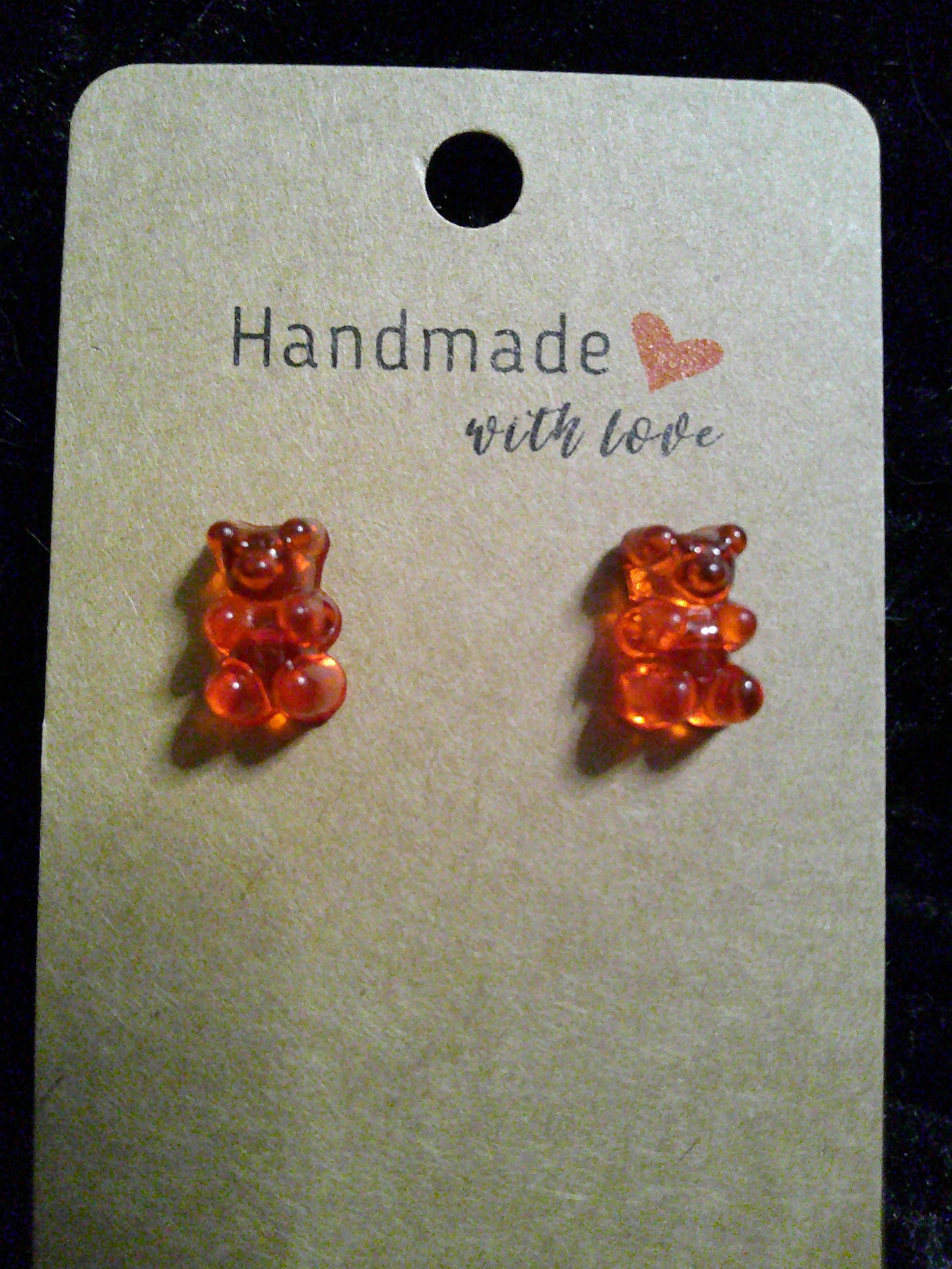 mini red gummy bear
