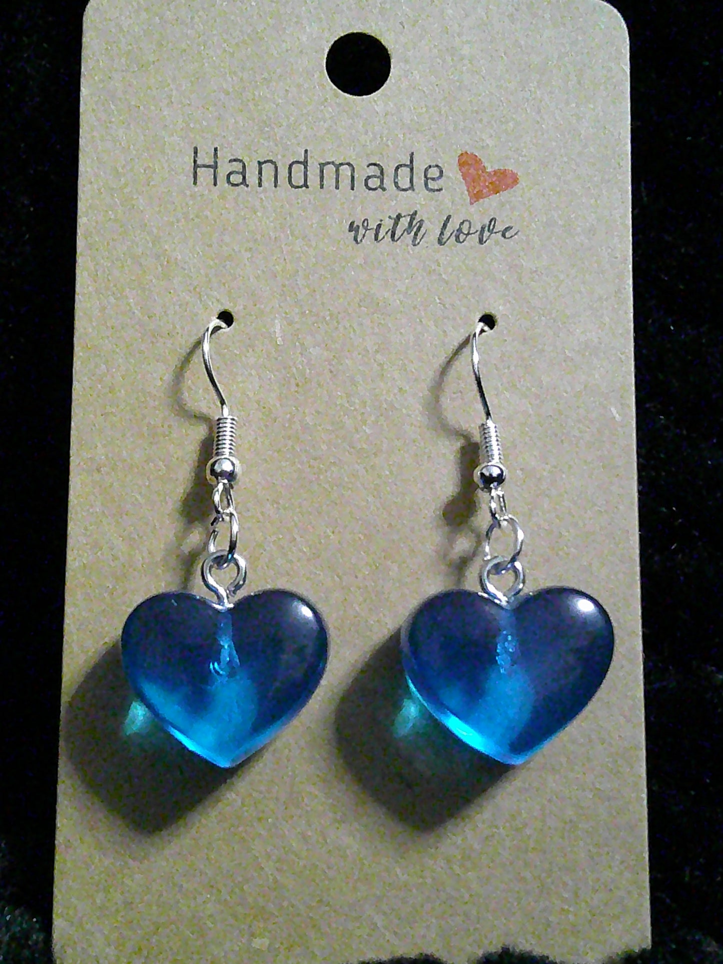 Dark turquoise thick heart