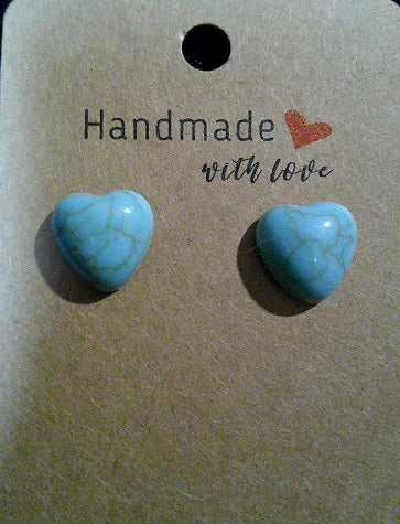Turquoise hearts