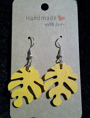 Boho yellow leaf